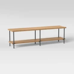 Wood And Metal TV Stand For TVs Up To 60" - Room Essentials™ 13 Wood And Metal TV Stand For TVs Up To 60" - Room Essentials™ -Home Furniture Shop GUEST 008e6b5f 4d43 465d 8784 80c8ca30ed60