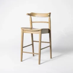 Kaysville Curved Back Wood Counter Height Barstool - Threshold™ Designed With Studio McGee -Home Furniture Shop GUEST 023f7aed 536a 4f95 b97e 35970af67510