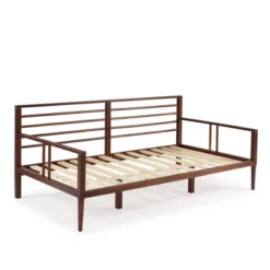 Mid Century Modern Solid Wood Spindle Daybed - Saracina Home -Home Furniture Shop GUEST 03589d72 727c 4275 b0fa 7aa23312241d