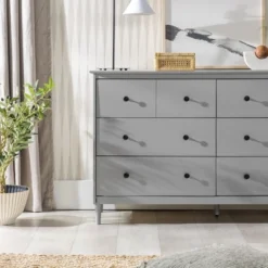 Stiva Classic Mid-Century Modern Horizontal 6 Drawer Dresser - Saracina Home -Home Furniture Shop GUEST 03a1f54e 4537 4cfe 8b24 c78de9815ace