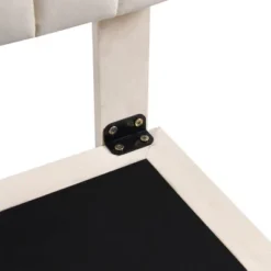 Queen Size Upholstered Floating Velvet Platform Bed With Sensor Light And Headboard-ModernLuxe 21 Queen Size Upholstered Floating Velvet Platform Bed With Sensor Light And Headboard-ModernLuxe -Home Furniture Shop GUEST 03d42e8b b050 491e bd35 a625562bf419