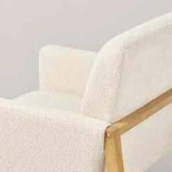 Boucle Upholstered Accent Arm Chair - Cream - Hearth & Hand™ With Magnolia 13 Boucle Upholstered Accent Arm Chair - Cream - Hearth & Hand™ With Magnolia -Home Furniture Shop GUEST 048e0445 498d 4ee6 88fb 43fc40b20dd3