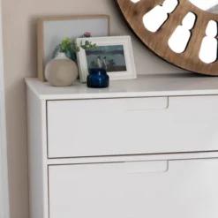 Mid-Century Modern Groove Wood 6 Drawer Dresser - Saracina Home -Home Furniture Shop GUEST 09189a25 a52f 4f7e 8d7c e7918ddf26d1