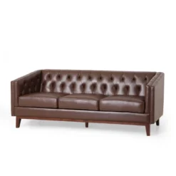 Ovando Contemporary Upholstered 3 Seater Sofa - Christopher Knight Home 28 Ovando Contemporary Upholstered 3 Seater Sofa - Christopher Knight Home -Home Furniture Shop GUEST 09f60da1 8989 456c ac68 90edba24e79b