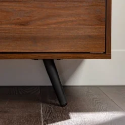 2 Door Mid-Century Modern Wood Storage TV Stand For TVs Up To 80" - Saracina Home -Home Furniture Shop GUEST 0e4fdc3f f934 43f3 8755 649cf8a49bb2