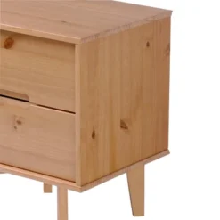 Mid-Century Modern Wood Nightstand - Saracina Home -Home Furniture Shop GUEST 0e625427 4e53 409c 93f2 180030666c77