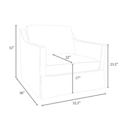 Vivian Park Upholstered Swivel Chair Cream - Threshold™ Designed With Studio McGee -Home Furniture Shop GUEST 0f6cc5a6 f1ac 4b5a a69b 5faae524745a