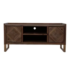 Glacerad Reclaimed Wood Media Console For TVs Upto 50" Brown - Aiden Lane -Home Furniture Shop GUEST 10577ca1 eece 4bb1 a643 602f18865675