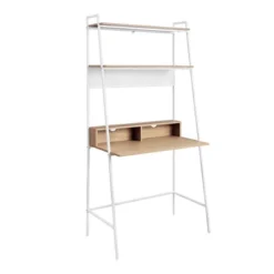 36" Writing Desk With Open Storage Ladder Bookshelf - Saracina Home -Home Furniture Shop GUEST 108fd04d 734b 4161 811d 43686b237442