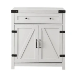 Clarabelle Rustic Farmhouse Barn Door Accent Cabinet - Saracina Home -Home Furniture Shop GUEST 181f52d7 3c67 4ef6 8039 c755776d93dd