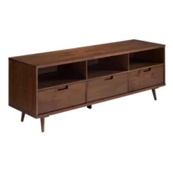 Cara 3 Drawer Mid-Century Modern 3 Drawer TV Stand For TVs Up To 80" - Saracina Home 29 Cara 3 Drawer Mid-Century Modern 3 Drawer TV Stand For TVs Up To 80" - Saracina Home -Home Furniture Shop GUEST 1a0f755d 5887 444d b17e bc0a5160126c