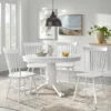 5pc Kale Pedestal Dining Set - White - Buylateral -Home Furniture Shop GUEST 1cefbf26 2601 441e abef 52f17c41dcb1