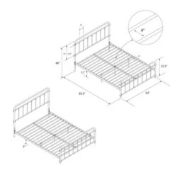 Waldorf Metal Bed - Room & Joy 21 Waldorf Metal Bed - Room & Joy -Home Furniture Shop GUEST 1d6d3952 641b 4796 9aef f458cb803853