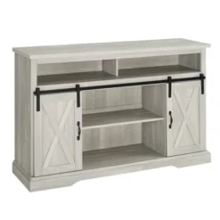 Transitional Sliding Barndoor Highboy TV Stand For TVs Up To 58" - Saracina Home 38 Transitional Sliding Barndoor Highboy TV Stand For TVs Up To 58" - Saracina Home -Home Furniture Shop GUEST 1e7753a0 161a 461f a869 c017e7263cc2