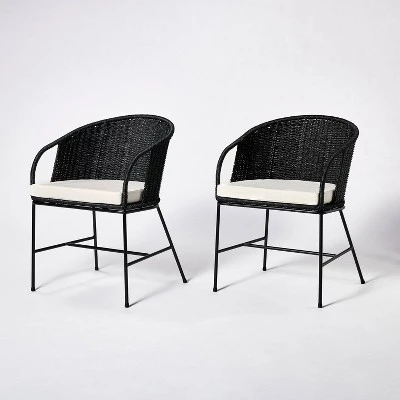 2pc Westcliff Seagrass Dining Chairs - Threshold™ Designed With Studio McGee 9 2pc Westcliff Seagrass Dining Chairs - Threshold™ Designed With Studio McGee - Image 7