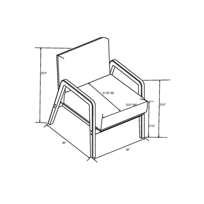 Upholstered Wood Framed Accent Arm Chair - Hearth & Hand™ With Magnolia 9 Upholstered Wood Framed Accent Arm Chair - Hearth & Hand™ With Magnolia - Image 7