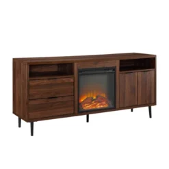 Ronan Modern Storage With Electric Fireplace TV Stand For TVs Up To 65" - Saracina Home -Home Furniture Shop GUEST 229092b1 976f 4913 8304 23d0e5f7b5c4