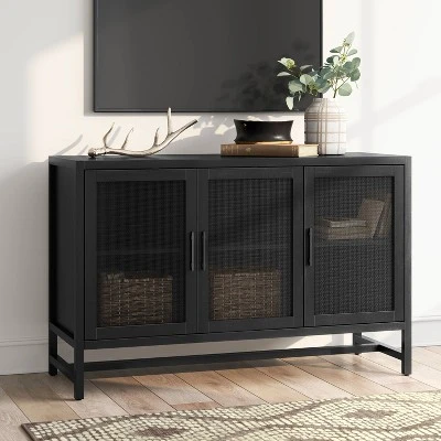 Warwick 3 Door Accent TV Stand For TVs Up To 59" - Threshold™ 3 Warwick 3 Door Accent TV Stand For TVs Up To 59" - Threshold™
