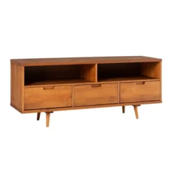Cara Mid-Century Modern 3 Drawer TV Stand For TVs Up To 65" - Saracina Home 37 Cara Mid-Century Modern 3 Drawer TV Stand For TVs Up To 65" - Saracina Home -Home Furniture Shop GUEST 241ada7f b656 42b7 bb94 c1208b3efb6f