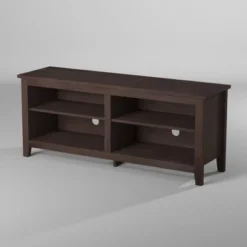 Transitional 4 Cubby Wood Open Storage TV Stand For TVs Up To 65"- Saracina Home 24 Transitional 4 Cubby Wood Open Storage TV Stand For TVs Up To 65"- Saracina Home -Home Furniture Shop GUEST 26e980c1 ccaf 4dd9 90f1 a41ebb526357