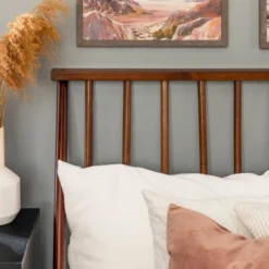 Boho Solid Wood Spindle Platform Bed - Saracina Home -Home Furniture Shop GUEST 2e030a6f 4f27 4e38 93bf c028f836cd37