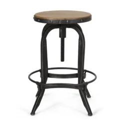 2pc Farmdale Industrial Firwood Adjustable Height Swivel Counter Height Barstools Antique Natural/Pewter - Christopher Knight Home -Home Furniture Shop GUEST 2ea1652e 6ade 4832 b213 d35059bc5c47