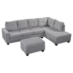 108" Reversible L-Shape Sectional Sofa Couch With Storage Ottoman-ModernLuxe -Home Furniture Shop GUEST 3035f666 1fcd 484c 8f89 77d780d2d56c