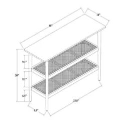 Wood & Cane Console Table - Hearth & Hand™ With Magnolia -Home Furniture Shop GUEST 3227c679 bb9c 4409 85d4 8475b7a72706