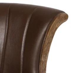 Coulee Contemporary Upholstered Roll Back Swivel Office Chair Dark Brown/Natural - Christopher Knight Home 21 Coulee Contemporary Upholstered Roll Back Swivel Office Chair Dark Brown/Natural - Christopher Knight Home -Home Furniture Shop GUEST 333a42ff 1f10 44f7 9a6f d3fb0f3795a2