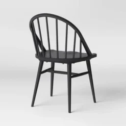 2pk Adwolf Rounded Spindle Dining Chairs Black - Threshold™ -Home Furniture Shop GUEST 3349c84d 67f7 4df0 bbc1 7211fcfc09d1