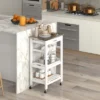 Costway Compact Kitchen Island Cart Rolling Service Trolley With Stainless Steel Top Basket 1 Costway Compact Kitchen Island Cart Rolling Service Trolley With Stainless Steel Top Basket -Home Furniture Shop GUEST 36ec5ea6 0078 4d00 bc83 41ba7dd234f3