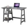Designs2Go Trestle Desk With Shelves - Breighton Home -Home Furniture Shop GUEST 3db7d0de 6089 463c a0e9 b72c938c3cc8