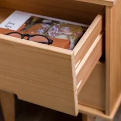 Mid-Century Modern Wood Nightstand - Saracina Home -Home Furniture Shop GUEST 3ea28490 7685 4c60 a1be 889c69b2af02