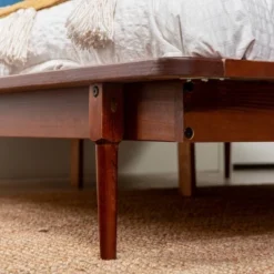 Boho Solid Wood Spindle Platform Bed - Saracina Home -Home Furniture Shop GUEST 3eed612c 8a92 4ef4 835b fe0d274d907d