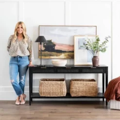 East Bluff Woven Drawer Console Table - Threshold™ Designed With Studio McGee -Home Furniture Shop GUEST 3fbfc6cc 1762 479f 85f6 5816e3ff493f