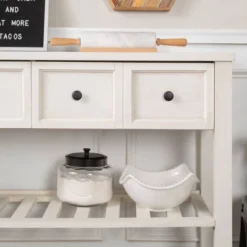 48" Farmhouse Solid Wood 2 Drawer Buffet White - Saracina Home 16 48" Farmhouse Solid Wood 2 Drawer Buffet White - Saracina Home -Home Furniture Shop GUEST 4072e9fb 834f 40c9 bb46 3cbe1815eaad