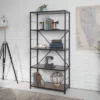 63" 4 Shelf Industrial Transitional Tall Bookshelf - Saracina Home 1 63" 4 Shelf Industrial Transitional Tall Bookshelf - Saracina Home -Home Furniture Shop GUEST 42e64f0b 65ee 4392 87ff 7f720fd98ee0