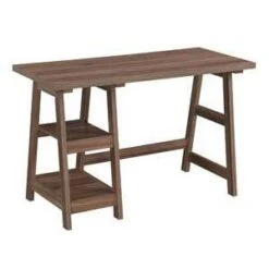 Designs2Go Trestle Desk With Shelves - Breighton Home -Home Furniture Shop GUEST 46edd10a fbd8 4d2f a81e 7a1e2df4d259