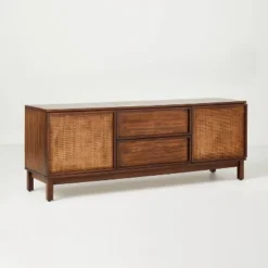 Wood & Cane Transitional Media Console - Hearth & Hand™ With Magnolia 19 Wood & Cane Transitional Media Console - Hearth & Hand™ With Magnolia -Home Furniture Shop GUEST 47d6512c 9c87 4cf2 85dc dc4e4150645a