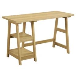 Designs2Go Trestle Desk With Shelves - Breighton Home -Home Furniture Shop GUEST 4b76c7d6 a99f 4fdf 9122 42818e9ee920