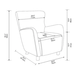 Kessler Wingback Faux Sherling Accent Chair Cream - Threshold™ Designed With Studio McGee 14 Kessler Wingback Faux Sherling Accent Chair Cream - Threshold™ Designed With Studio McGee -Home Furniture Shop GUEST 4c51f9cd e87e 4874 8672 f098ed2266be
