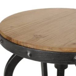 2pc Farmdale Industrial Firwood Adjustable Height Swivel Counter Height Barstools Antique Natural/Pewter - Christopher Knight Home -Home Furniture Shop GUEST 561edad3 fe92 4095 8ef3 4d2416b1366a