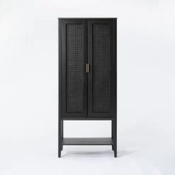 66" East Bluff Woven Cabinet Black - Threshold™ Designed With Studio McGee 10 66" East Bluff Woven Cabinet Black - Threshold™ Designed With Studio McGee -Home Furniture Shop GUEST 5956588b 68d9 45b7 8ab7 5612fef325f8