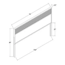 Wood & Cane Transitional Headboard - Hearth & Hand™ With Magnolia -Home Furniture Shop GUEST 5d33534e d312 4fba a31c c59b7e6b6265