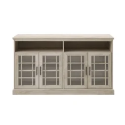 Transitional 4 Door Windowpane TV Stand For TVs Up To 65" - Saracina Home 25 Transitional 4 Door Windowpane TV Stand For TVs Up To 65" - Saracina Home -Home Furniture Shop GUEST 5d64fa4a 7170 414b abad cc72d8ce7fd1