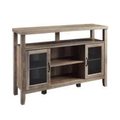 Rustic Transitional Double Door Highboy Buffet - Saracina Home -Home Furniture Shop GUEST 5d895749 a009 4c12 a4de 272f335b6ae3