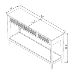 East Bluff Woven Drawer Console Table - Threshold™ Designed With Studio McGee -Home Furniture Shop GUEST 5fadeab1 5821 409f b35b 9dc3416e6dfc
