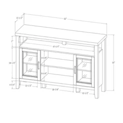 Rustic Transitional Double Door Highboy Buffet - Saracina Home -Home Furniture Shop GUEST 62de4580 55ca 47d9 bff2 e5aa9db925da
