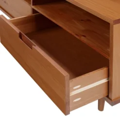 Cara 3 Drawer Mid-Century Modern 3 Drawer TV Stand For TVs Up To 80" - Saracina Home 18 Cara 3 Drawer Mid-Century Modern 3 Drawer TV Stand For TVs Up To 80" - Saracina Home -Home Furniture Shop GUEST 662f7e9b be57 410f af45 916eec0005e7