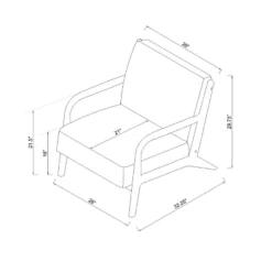 Esters Wood Armchair - Threshold™ -Home Furniture Shop GUEST 671b808a 0f51 4b1b 8bb1 34be7d271a3c